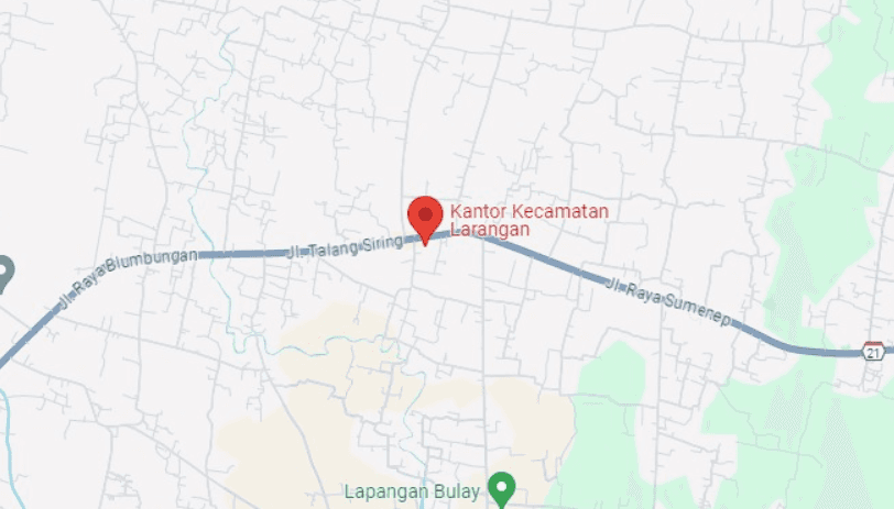 kecamatan larangan, kabupaten pamekasan